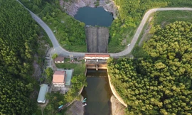 Nhiều hạng mục tại hồ Kẻ Gỗ xuống cấp sau gần 50 năm vận hành