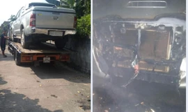 Đốt ô tô hàng xóm vì không được mời liên hoan