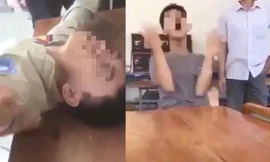 Hai nam sinh co giật trong lớp học sau khi hút thuốc lá điện tử 