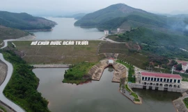 Cận cảnh công trình thủy lợi có đập đất cao nhất Việt Nam