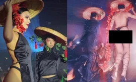 Xử phạt show diễn áo dài, áo yếm hở hang, phản cảm