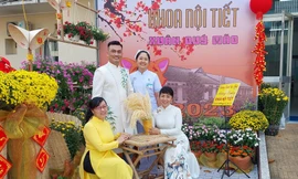 Cung đường hoa đặc biệt mang Xuân đến giữa lòng bệnh viện