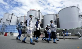 Nhật Bản khẳng định nước thải từ nhà máy điện hạt nhân Fukushima Daichi đã được xử lý đến mức an toàn trước khi đổ xuống biển. (Ảnh: Reuters)