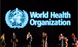 Logo của Tổ chức Y tế thế giới. (Ảnh: Reuters)