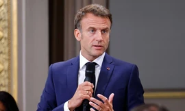 Tổng thống Pháp Emmanuel Macron. (Ảnh: AP)