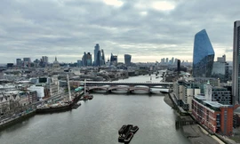 Khu vực trung tâm tài chính London. (Ảnh: Reuters)