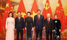 Chiêu đãi trọng thể chào mừng Tổng Bí thư, Chủ tịch nước Trung Quốc Tập Cận Bình và Phu nhân