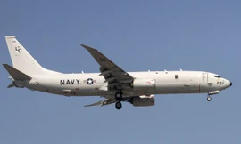 Một chiếc máy bay săn ngầm và tuần thám biển P-8A Poseidon của Hải quân Mỹ 