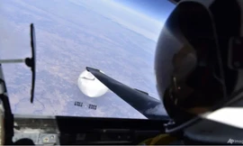 Bức ảnh phi công Mỹ tự chụp khi bay gần khinh khí cầu Trung Quốc 