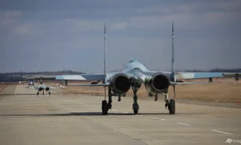 Một tiêm kích Su-30 của Nga. (Ảnh: AP)