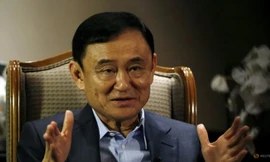Cựu Thủ tướng Thái Lan Thaksin Shinawatra trong cuộc trả lời phỏng vấn năm 2016