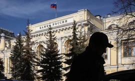 Trụ sở ngân hàng trung ương Nga. (Ảnh: Tass)