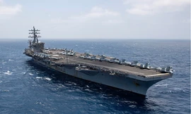 Tàu sân bay Mỹ USS Eisenhower. (Ảnh: US Navy)