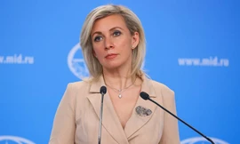 Người phát ngôn Bộ Ngoại giao Nga Maria Zakharova. (Ảnh: Tass)