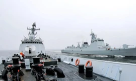 Trung Quốc thông báo triển khai chiến dịch tuần tra khi bà Thái Anh Văn chuẩn bị gặp Chủ tịch Hạ viện Mỹ. (Ảnh: Weibo)