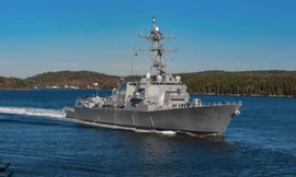Tàu USS Rafael Peralta của Hải quân Mỹ. (Ảnh: US Navy)