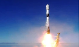 Vệ tinh do thám của Hàn Quốc được tên lửa Mỹ đưa lên quỹ đạo. (Ảnh: Yonhap)