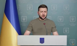 Tổng thống Ukraine Volodymir Zelensky. (Ảnh: Reuters)