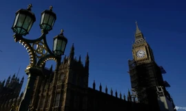 Trụ sở Quốc hội Anh ở Westminster, London. (Ảnh: AP)