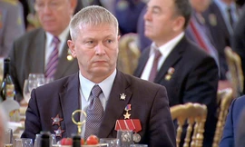 Ông Andrey Troshev trong tiệc chiêu đãi của Điện Kremlin tháng 12/2016. (Ảnh: Kremlin.ru)