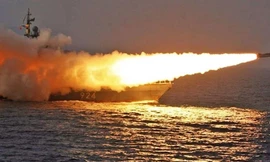 Tàu thuộc Hạm đội Thái Bình Dương của Nga phóng thử tên lửa siêu thanh Moskit trên Biển Nhật Bản tháng 3/2023