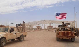 Căn cứ quân sự Al-Tanf của Mỹ ở Syria. (Ảnh: AP)