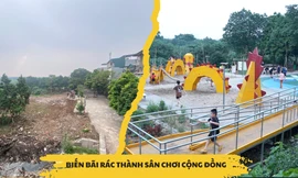 Biến bãi rác thành sân chơi cộng đồng giữa lòng Hà Nội