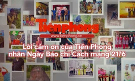 Lời cảm ơn của Báo Tiền Phong nhân kỷ niệm 99 năm Ngày Báo chí Cách mạng Việt Nam