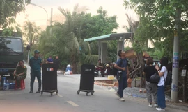 Lực lượng chức năng truy tìm Tuấn 'khỉ' ở Củ Chi những ngày qua.