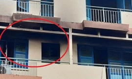 Khu vực xảy ra vụ hỏa hoạn.