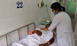 Bệnh nhân đang điều trị tại Bệnh viện Chợ Rẫy.