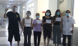 Năm bệnh nhân COVID-19 được xuất viện chiều 31/8.