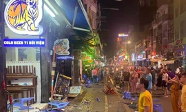 Hiện trường vụ việc.