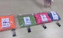 Lượng lớn ma tuý bị thu giữ.