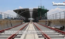 Toàn cảnh nhà ga trên cao và Depot tuyến metro đầu tiên của TPHCM