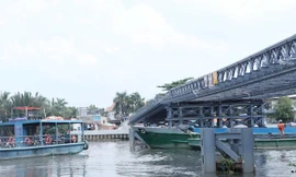 Cận cảnh cây cầu thay thế bến phà cuối cùng trong nội thành Sài Gòn
