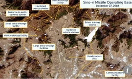 Ảnh chụp bãi điều hành tên lửa Sino-ri đề ngày 27/12/2018 do CSIS thực hiện.