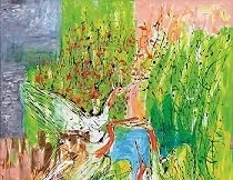 Tác phẩm "Giai điệu của hạnh phúc" của Văn Dương Thành.