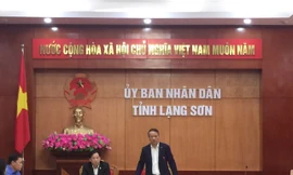 Phó Tổng Thanh tra Chính phủ - Nguyễn Văn Thanh chủ trì buồi công bố kết luận thanh tra tại tỉnh Lạng Sơn 