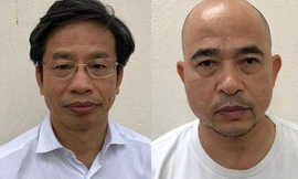 Bị can Nguyễn Xuân Sơn và Vũ Trọng Hải