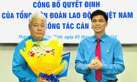 Công bố quyết định của Tổng Liên đoàn Lao động Việt Nam