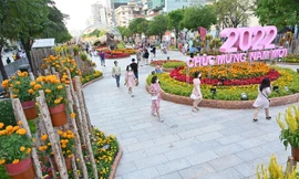 Đường hoa Nguyễn Huệ mở cửa đón khách du xuân thêm 2 ngày 