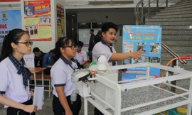 Nhiều sản phẩm phục vụ đời sống tranh tài Hội thi Tin học trẻ toàn quốc 