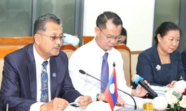 Mặt trận TPHCM đón Đoàn Mặt trận Lào xây dựng đất nước thủ đô Viêng Chăn và tỉnh Champasak