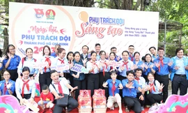 Phụ trách Đội TPHCM rộn ràng vui hội xuân