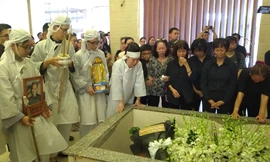 Thương tiếc tiễn đưa nghệ sỹ saxophone Xuân Hiếu về nơi an nghỉ cuối cùng