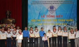 Trao thưởng Hội thi Tin học trẻ toàn quốc năm 2018