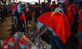 Những hình ảnh đẹp ở phố đi bộ Nguyễn Huệ sau chung kết U23 Việt Nam