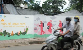 Cận cảnh những mảng tường ‘biết nói’ của chiến sỹ tình nguyện hè 