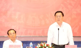 Trưởng Ban Tuyên giáo và Dân vận Trung ương gặp mặt các cơ quan báo chí tại TP Hồ Chí Minh